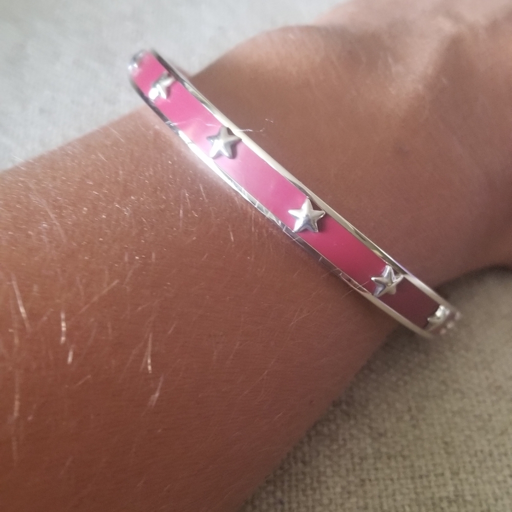 Coach star sterling silver bracelet